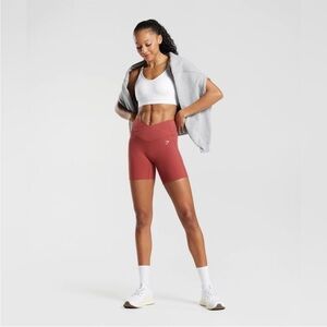 Gymshark Crossover Shorts 🔥Coral – SOLD OUT Color! | Size Small